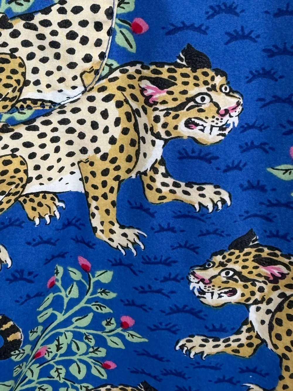Printfresh Bagheera Ink Organic Cotton Leopard Pajama Top Size L